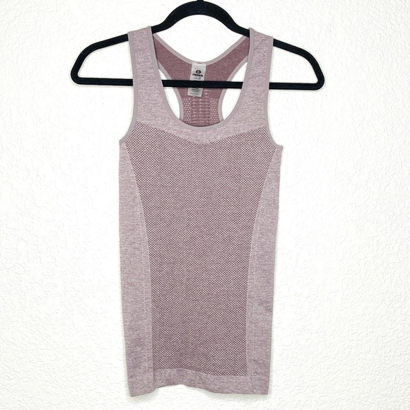 NWOT Mono B Purple Grey Racerback Lightweight Workout Yoga Tank Top Size Small - Picture 1 of 5